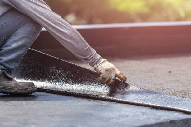 Professional Basement Waterproofing technician working in Danville, KY